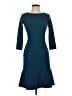 Ann Taylor Solid Blue Cocktail Dress Size 4 - photo 1