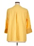 MULTIPLES Color Block Yellow 3/4 Sleeve Button-Down Shirt Size XL (estimated) - photo 2