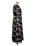 Downeast 100% Polyester Floral Black Casual Dress Size L - photo 4