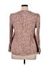 Violets & Roses Brown Long Sleeve Blouse Size 1X - photo 2