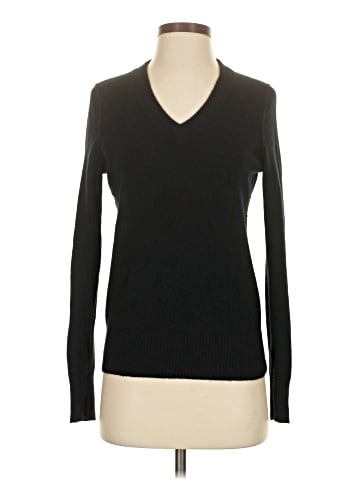 Aqua Cashmere Pullover Sweater (view 1)