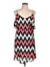 West Loop 100% Rayon Chevron-herringbone Pink Casual Dress Size L - photo 1
