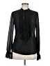 Yoana Baraschi 100% Polyester Black Long Sleeve Blouse Size M - photo 1