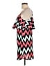 West Loop 100% Rayon Chevron-herringbone Pink Casual Dress Size L - photo 5