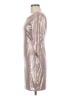 As U Wish Metallic Silver Cocktail Dress Size M - photo 5