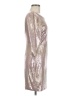 As U Wish Metallic Silver Cocktail Dress Size M - photo 4