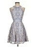 City Triangles Paisley Blue Cocktail Dress Size XS - photo 1