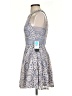 City Triangles Paisley Blue Cocktail Dress Size XS - photo 5