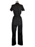 A&M 100% Polyester Solid Black Jumpsuit Size M - photo 2