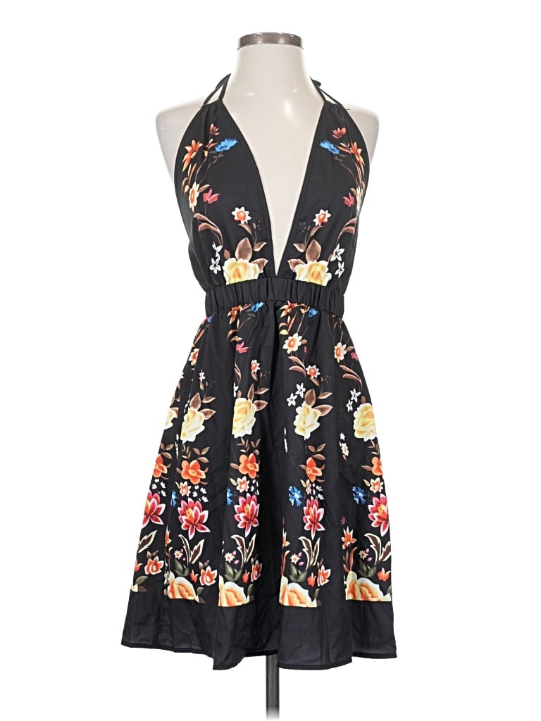 Pre-owned Shein Cocktail Dress In Black