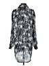 Assorted Brands 100% Polyester Animal Print Silver Long Sleeve Blouse Size XS - photo 2