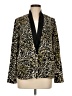 Mossimo 100% Polyester Animal Print Gold Blazer Size M - photo 1