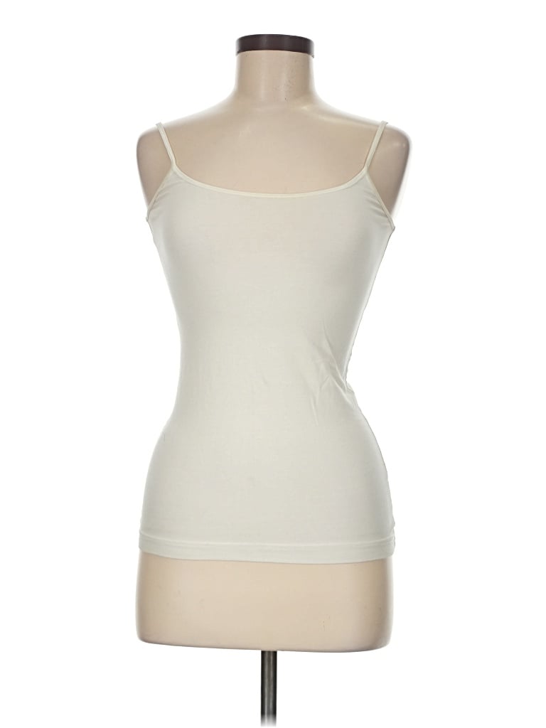 Pre-owned Bp. Tank Top Ivory Strapless Neckline Tops In White