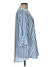 Bombom 100% Polyester Blue 3/4 Sleeve Blouse Size L - photo 4