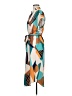 Shein Print Teal Casual Dress Size 6 - photo 5