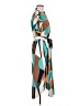 Shein Print Teal Casual Dress Size 6 - photo 4