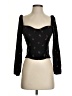 Reformation Black 3/4 Sleeve Blouse Size 0 - photo 1
