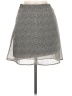 Sienna Sky Chevron-herringbone Silver Casual Skirt Size M - photo 2