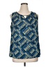 Cj Banks 100% Polyester Blue Tank Top Size 0X - photo 1