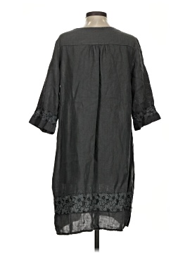 chinese dress ladies Carla Linen Midi Dress-Navy