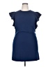 Laundry by Shelli Segal Solid Blue Cocktail Dress Size 14 - photo 1