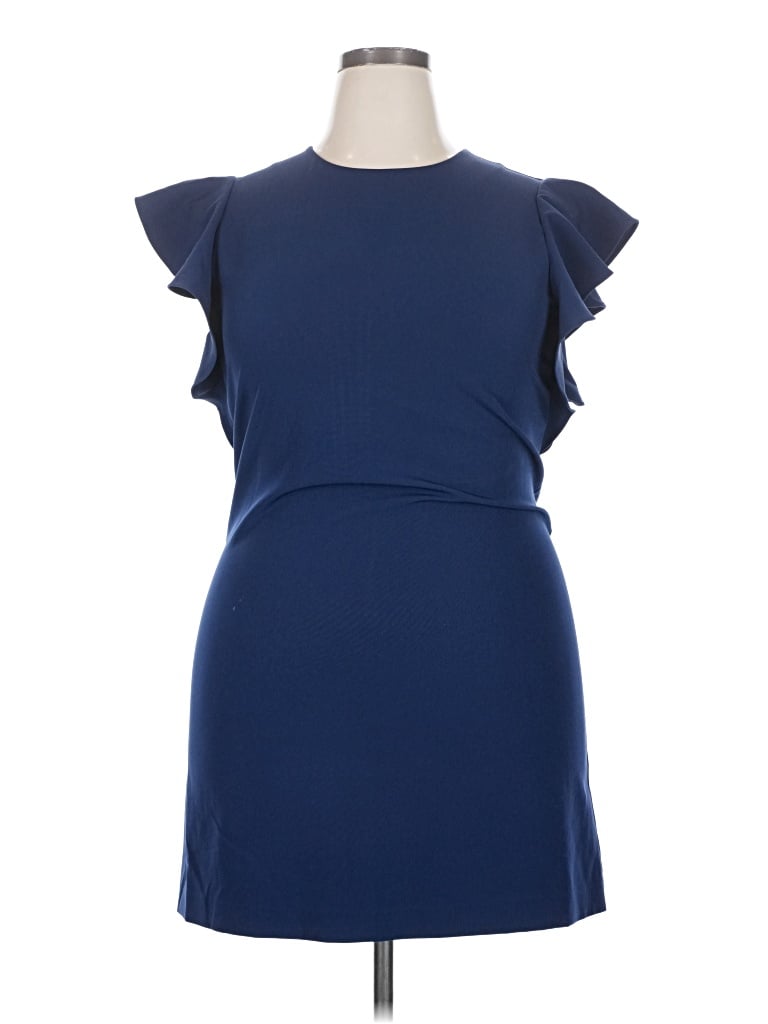 Pre-owned Laundry By Shelli Segal Cocktail Dress In Blue