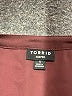 Torrid 100% Polyester Burgundy 3/4 Sleeve Blouse Size 1X Plus (1) - photo 7