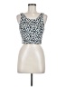 The Upside Leopard Print Blue Tank Top Size 8 - photo 1