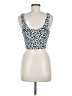 The Upside Leopard Print Blue Tank Top Size 8 - photo 2