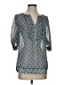 41Hawthorn Blue 3/4 Sleeve Blouse Size S - photo 1