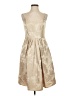 Hutch Metallic Tan Cocktail Dress Size 2 (estimated) - photo 1