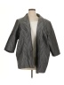 MING WANG Chevron-herringbone Gray Coat Size 1X - photo 1