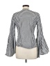 Milly 100% Cotton Silver Long Sleeve Blouse Size 6 - photo 2