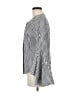 Milly 100% Cotton Silver Long Sleeve Blouse Size 6 - photo 5