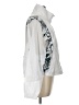 Zyia Active 100% Polyester Graphic White Track Jacket Size L - photo 4
