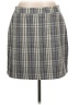 Nine West Plaid Gray Casual Skirt Size L - photo 1