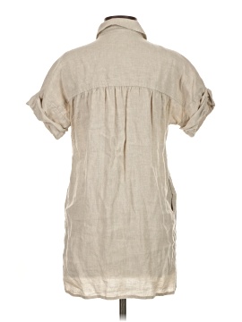 knee length dresses for ladies Pre-Loved J. Crew Baird McNutt Women's Irish Linen Shirt Dress Navy Size LP  – Elle & Beck main image 0