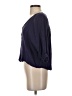 ABLE 100% Viscose Solid Blue 3/4 Sleeve Blouse Size S - photo 5