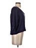 ABLE 100% Viscose Solid Blue 3/4 Sleeve Blouse Size S - photo 4
