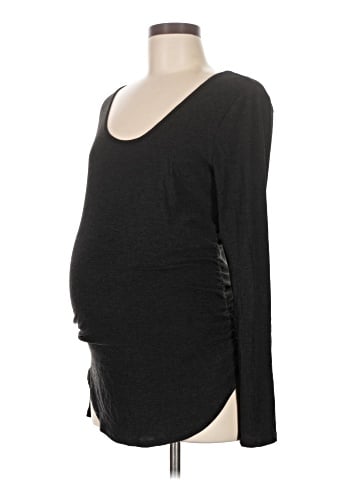 Beyond the Bump by Beyond Yoga Long Sleeve T-Shirt (view 1)