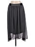 Merona 100% Polyester Solid Gray Casual Skirt Size XS - photo 1