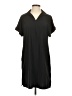 Te Verde Solid Black Casual Dress Size S - photo 1