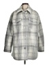 Tahari Plaid Gray Coat Size M - photo 1