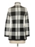 Adrienne Vittadini Checkered-gingham Gray Coat Size XS (estimated) - photo 2
