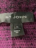 St. John Tweed Burgundy Formal Skirt Size 12 - photo 4
