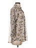CAbi 100% Polyester Floral Ivory 3/4 Sleeve Blouse Size XS - photo 4