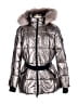 MICHAEL Michael Kors 100% Nylon Metallic Silver Gold Snow Jacket Size L - photo 1