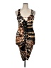 Unbranded Animal Print Brown Cocktail Dress Size XL - photo 1