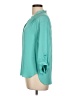 Milly Teal 3/4 Sleeve Blouse Size L - photo 5