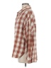 Roxy 100% Cotton Brown Long Sleeve Button-Down Shirt Size M - photo 5
